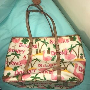 Flamingo Dooney and Bourke purse